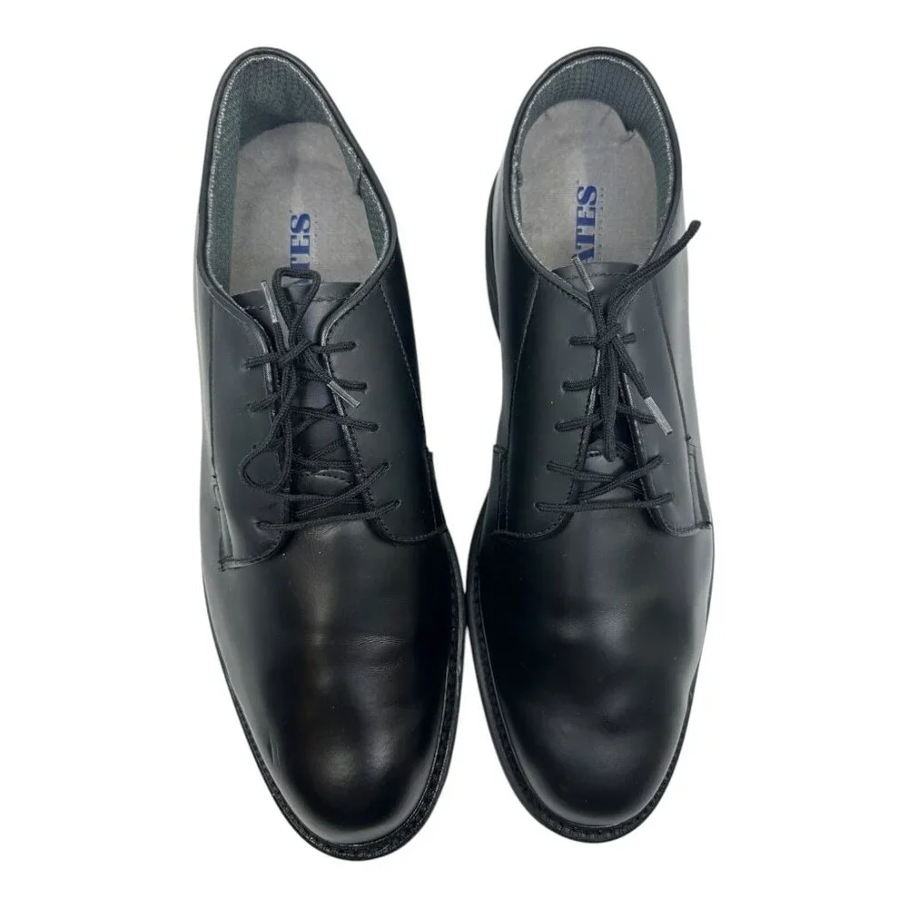 Bates Men's Black Uniform‎ Leather Oxford Shoes Size 13d 158-25-000875-1521